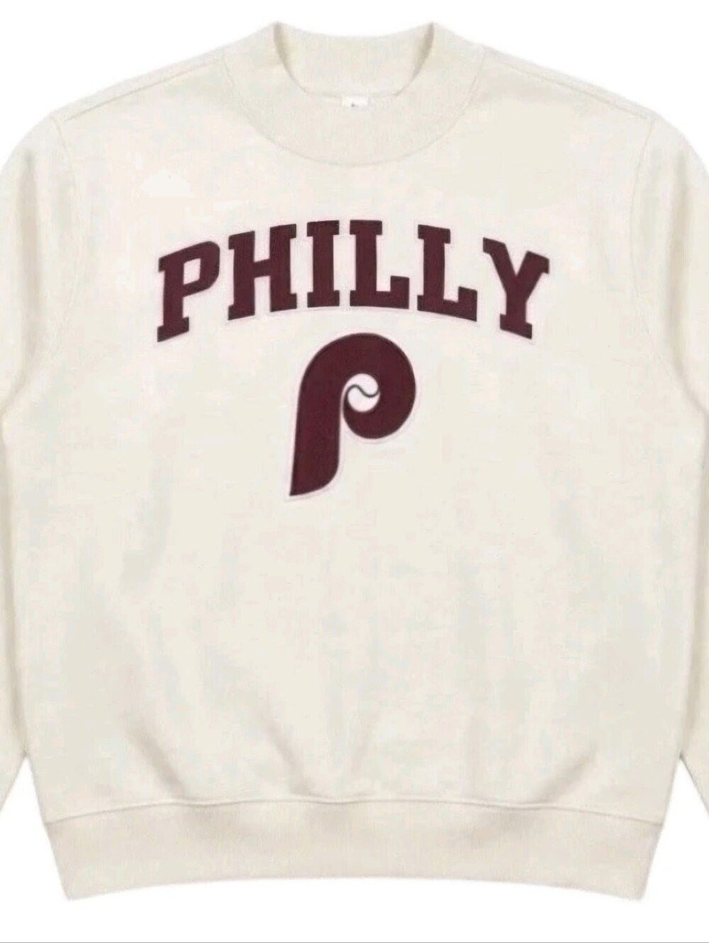 2026 Phillies Mother's Day SGA - Mock Neck Crew Sweatshirt Ladies' Size Large